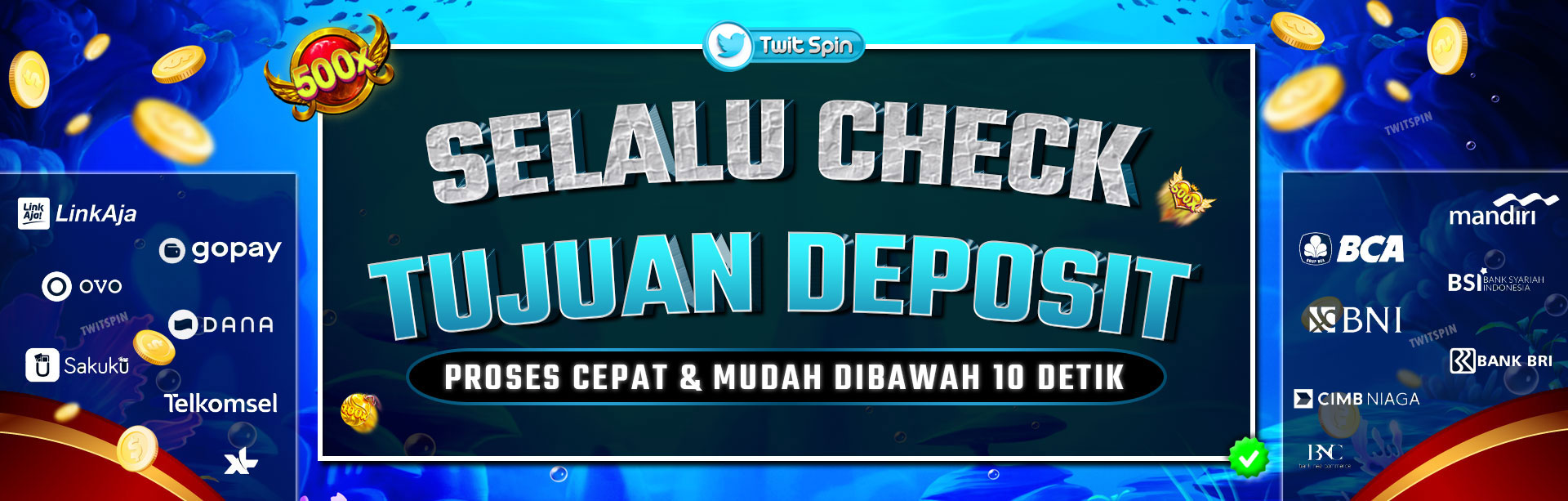 Cek Tujuan Kolom Deposit Twitspin Cepat Dan Mudah