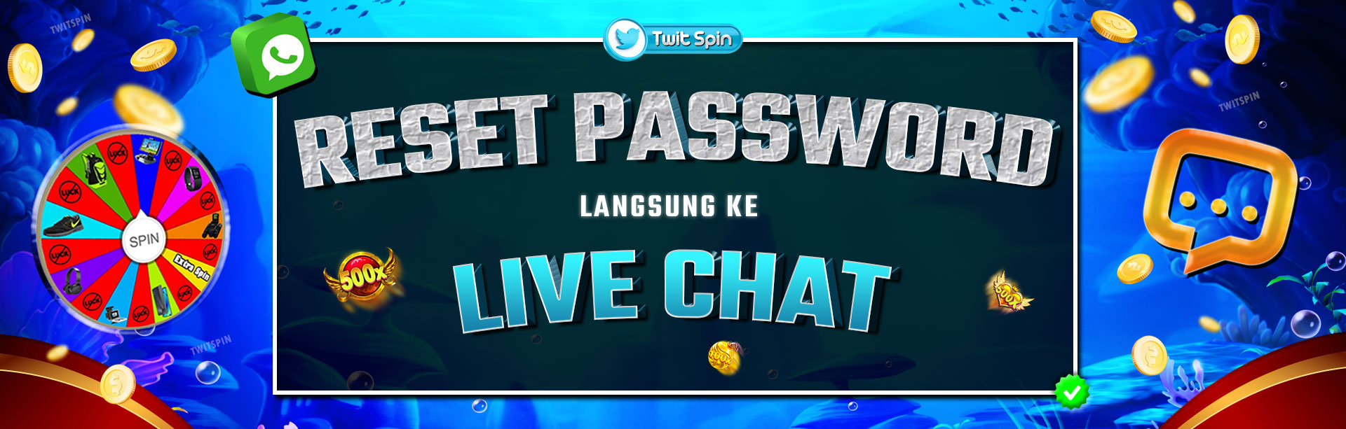 Reset Password Twitspin Lewat Livechat Dan Whatsapp